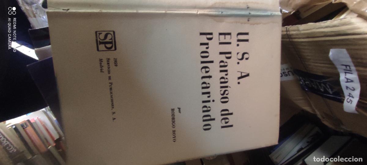Libros de segunda mano: U.S.A. EL PARAISO DEL PROLETARIADO - ROYO, RODRIGO l