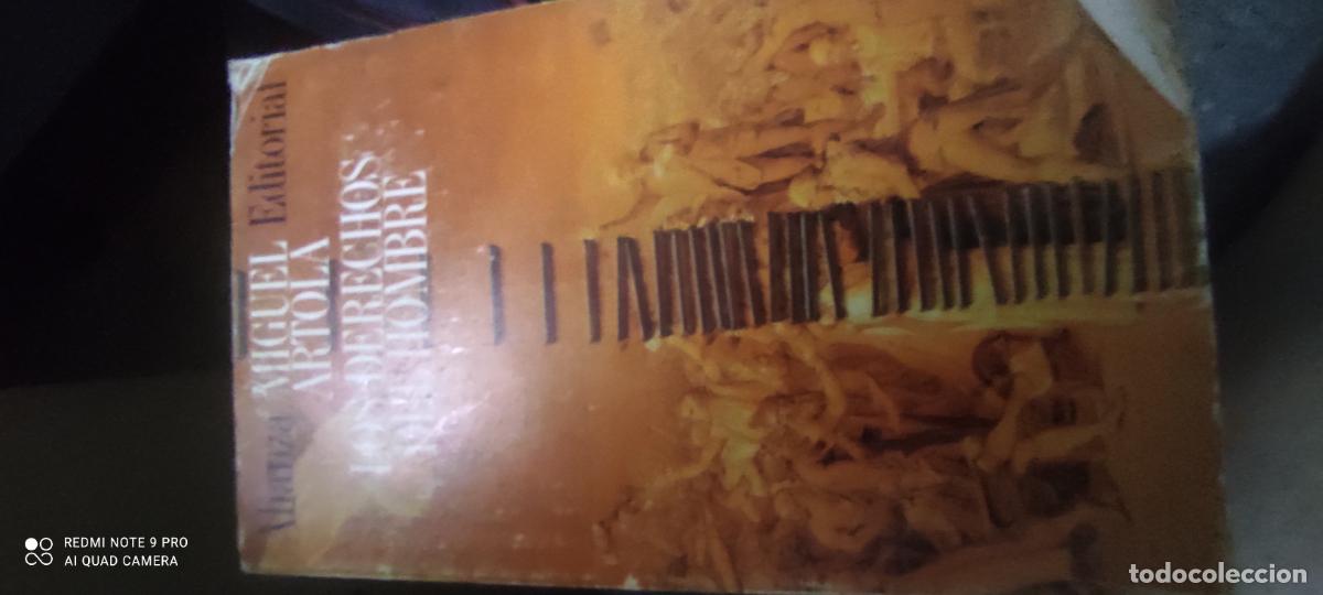 Libros de segunda mano: LOS DERECHOS DEL HOMBRE - MIGUEL ARTOLA / ALIANZA EDITORIAL (1986)