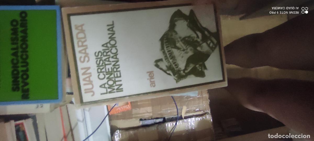 Libros de segunda mano: LA CRISIS MONETARIA INTERNACIONAL - JUAN SARDA - ED. ARIEL 1974