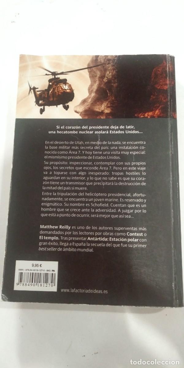 Libros de segunda mano: Area 7 Matthew Reilly - Foto 2