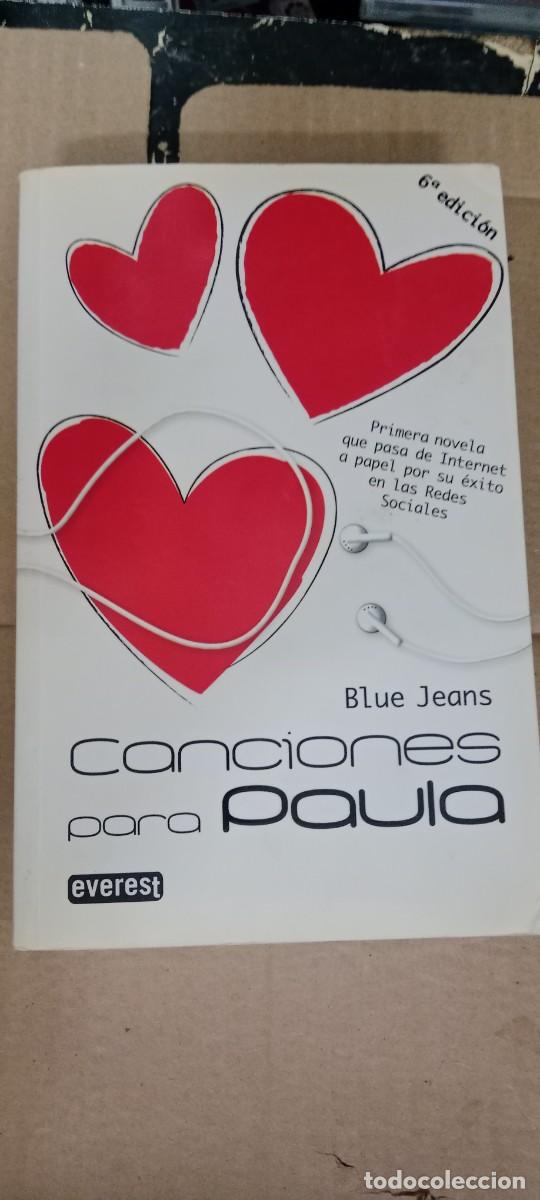 Libros de segunda mano: CANCIONES PARA PAULA - BLUE JEANS LIBRO GG-AUR