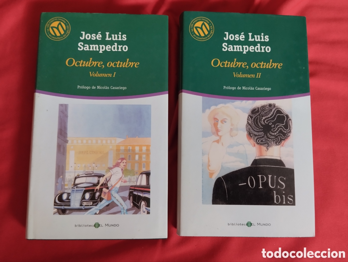 Libros de segunda mano: OCTUBRE, OCTUBRE I Y II, JOS&Eacute; LUIS SAMPEDRO, Biblioteca El Mundo.