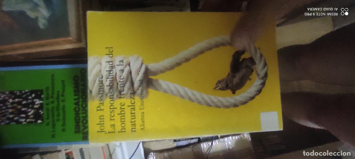 Libros de segunda mano: LA RESPONSABILIDAD DEL HOMBRE FRENTE A LA NATURALEZA - Passmore, John