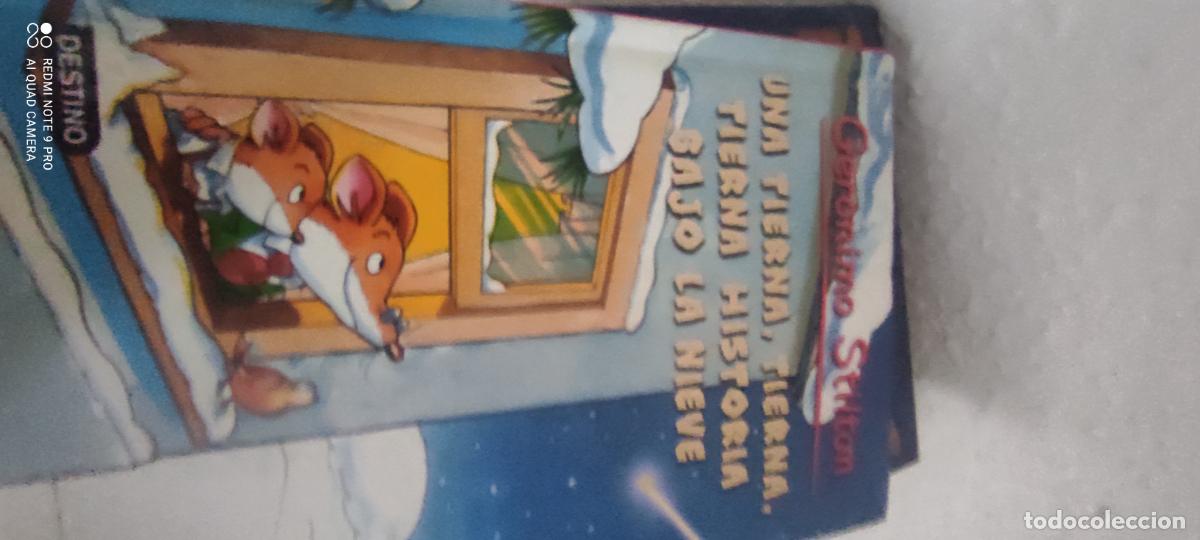 Libros de segunda mano: GERONIMO STILTON . UNA TIERNA, TIERNA, TIERNA HISTORIA BAJO LA NIEVE - Geronimo Stilton