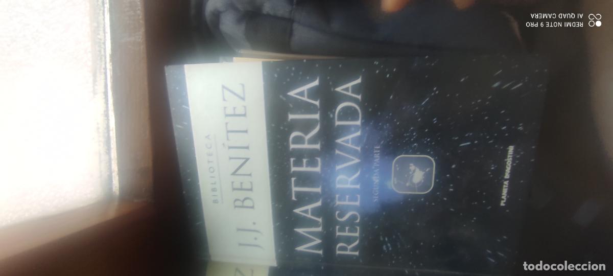 Libros de segunda mano: materia reservada segunda parte j.j. benitez biblioteca 37 editorial planeta