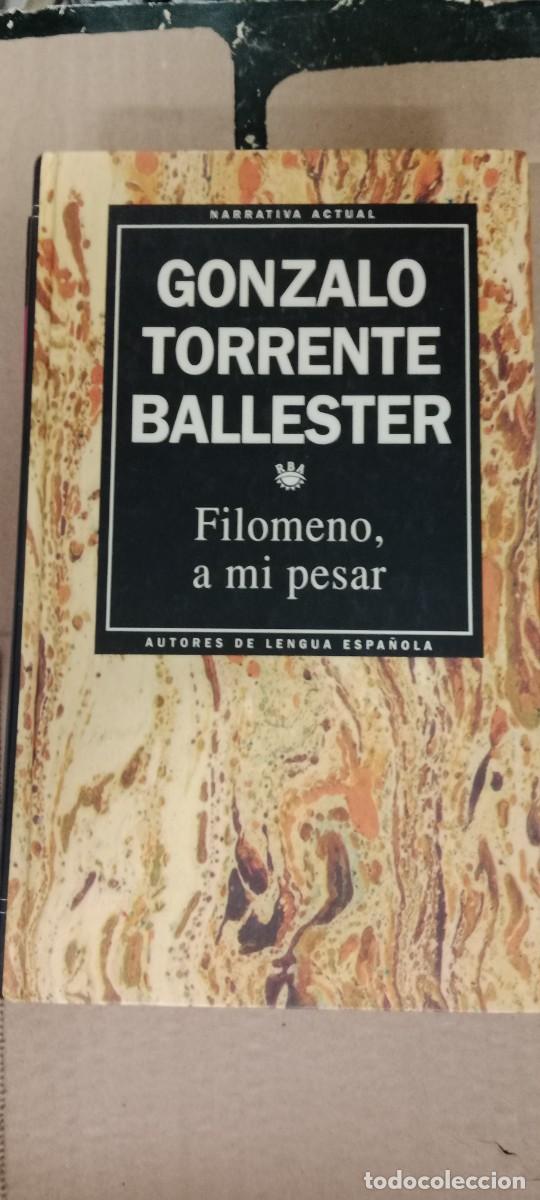 Libros de segunda mano: FILOMENO A MI PESAR GONZALO TORRENTE BALLESTER LIBRO GG-AUR