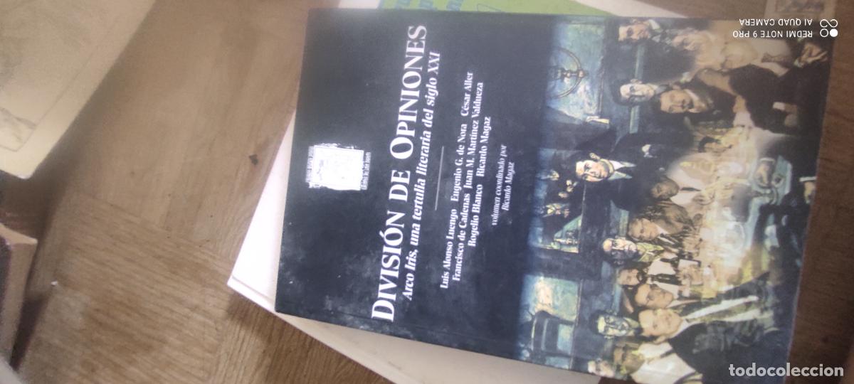 Libros de segunda mano: DIVISION DE OPINIONES. ARCO IRIS, UNA TERTULIA LITERARIA DEL SIGLO XXI