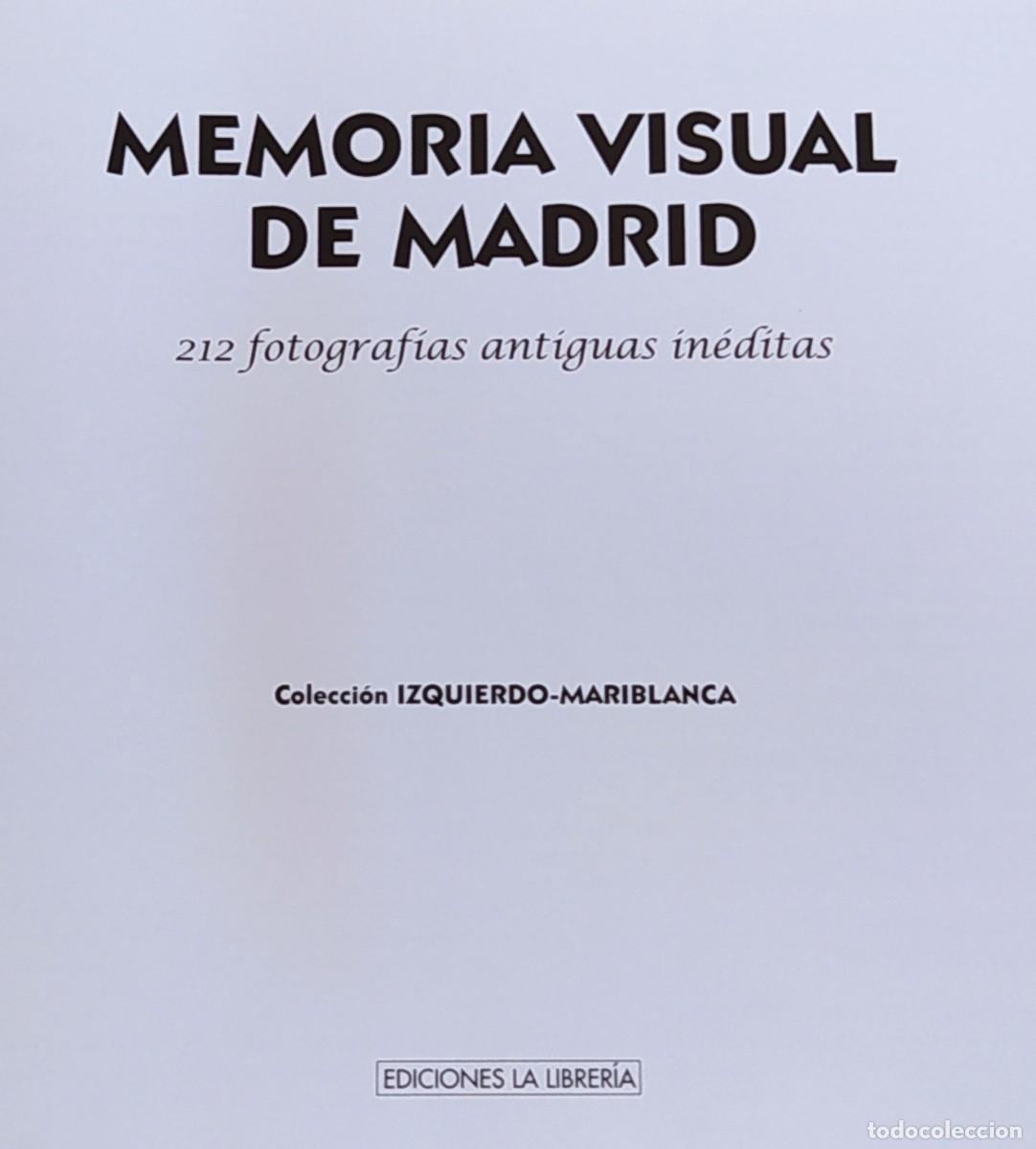 Libros de segunda mano: Libro Memoria visual de Madrid. - Foto 5