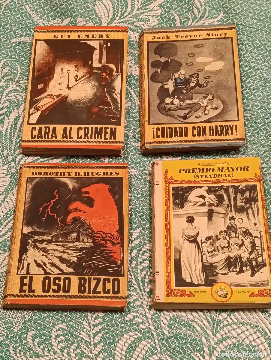 Libros de segunda mano: Lote 4 Novelas Antiguas: El Elefante Blanco (Calleja) Y La Nave (Pegaso) - A&ntilde;os 40/50