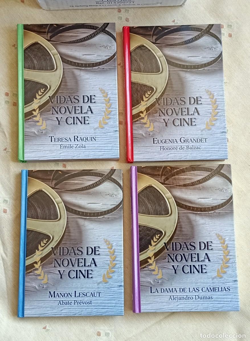 Libros de segunda mano: VIDAS DE NOVELA Y CINE.4 TOMOS.2023.CLUB INTERNACIONAL DEL LIBRO.NUEVOS.NARRATIVA