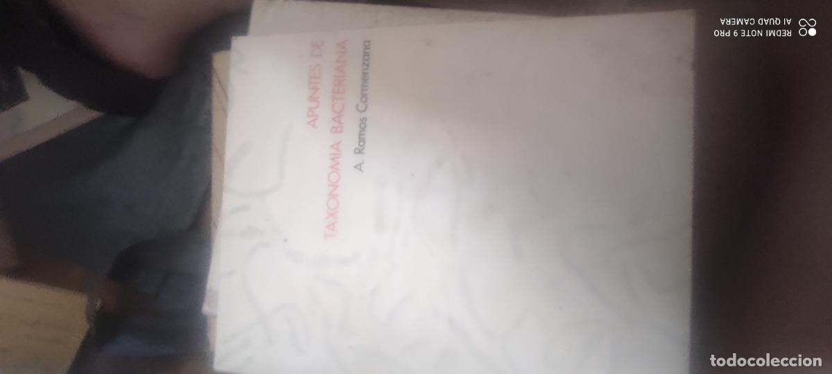 Libros de segunda mano: A. Ramos Comenzana. Apuntes de taxonomia bacteriana