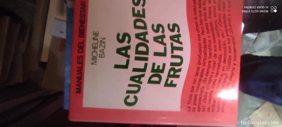 Libros de segunda mano: LAS CUALIDADES DE LAS FRUTAS. MICHELINE BAZIN. ED. MENSAJEROS. MADRID, 1981