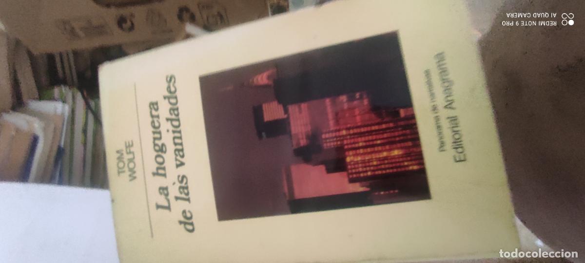 Libros de segunda mano: La hoguera de las vanidades, anagrama