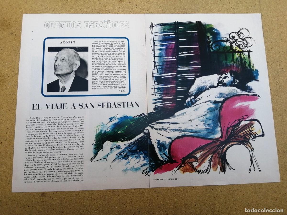 Libros de segunda mano: CUENTOS ESPA&Ntilde;OLES. EL VIAJE A SAN SEBASTIAN (AZORIN)