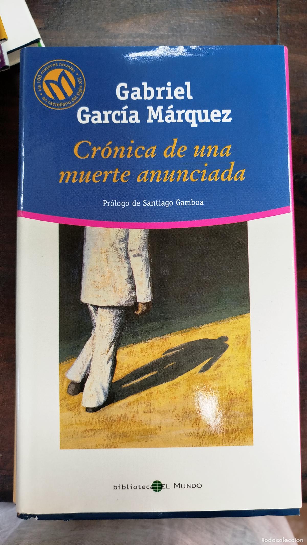 Libros de segunda mano: CR&Oacute;NICA DE UNA MUERTE ANUNCIADA - GABRIEL GARC&Iacute;A M&Aacute;RQUEZ