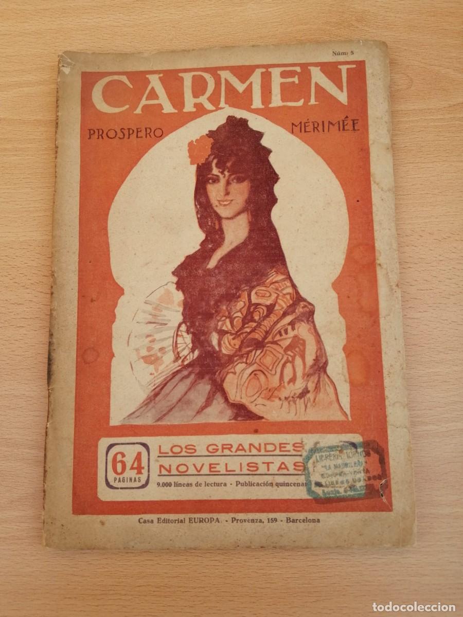Libros de segunda mano: CARMEN (PROSPERO MERIMEE) LOS GRANDES NOVELISTAS