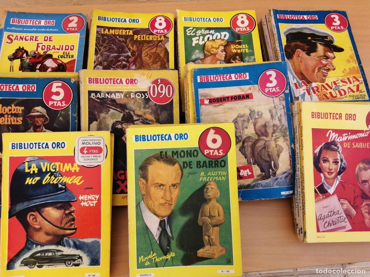 Libros de segunda mano: LOTE 57 TITULOS BIBLIOTECA ORO