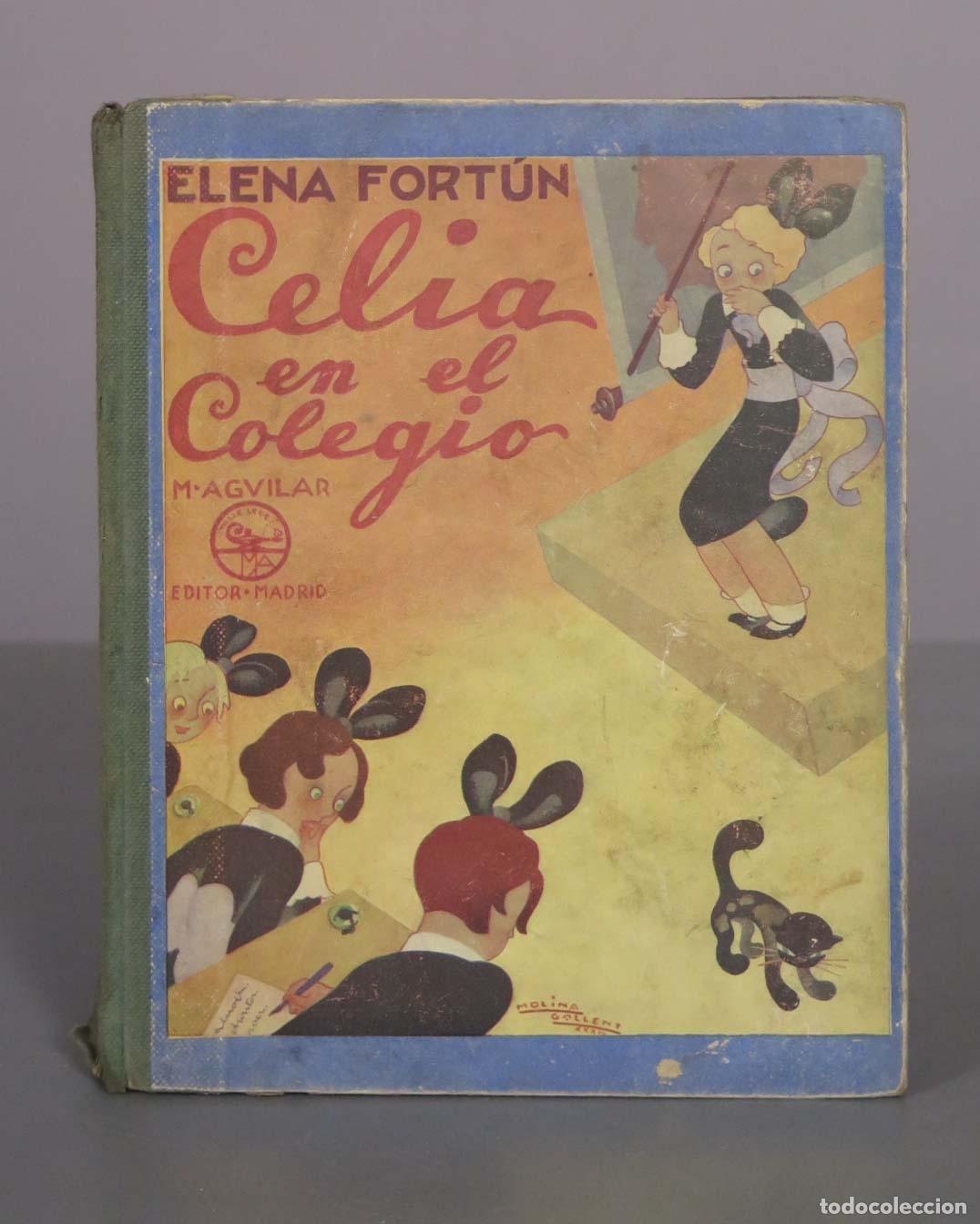 Second hand books: Celia en el colegio - Elena Fort&uacute;n - Editorial Aguilar