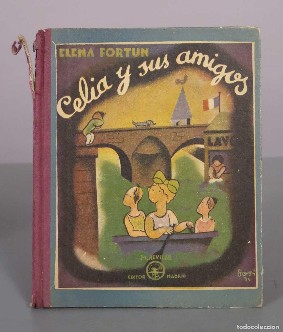 Second hand books: Celia y sus amigos - Elena Fort&uacute;n - Dibujos Gori Mu&ntilde;oz - Editorial Aguilar