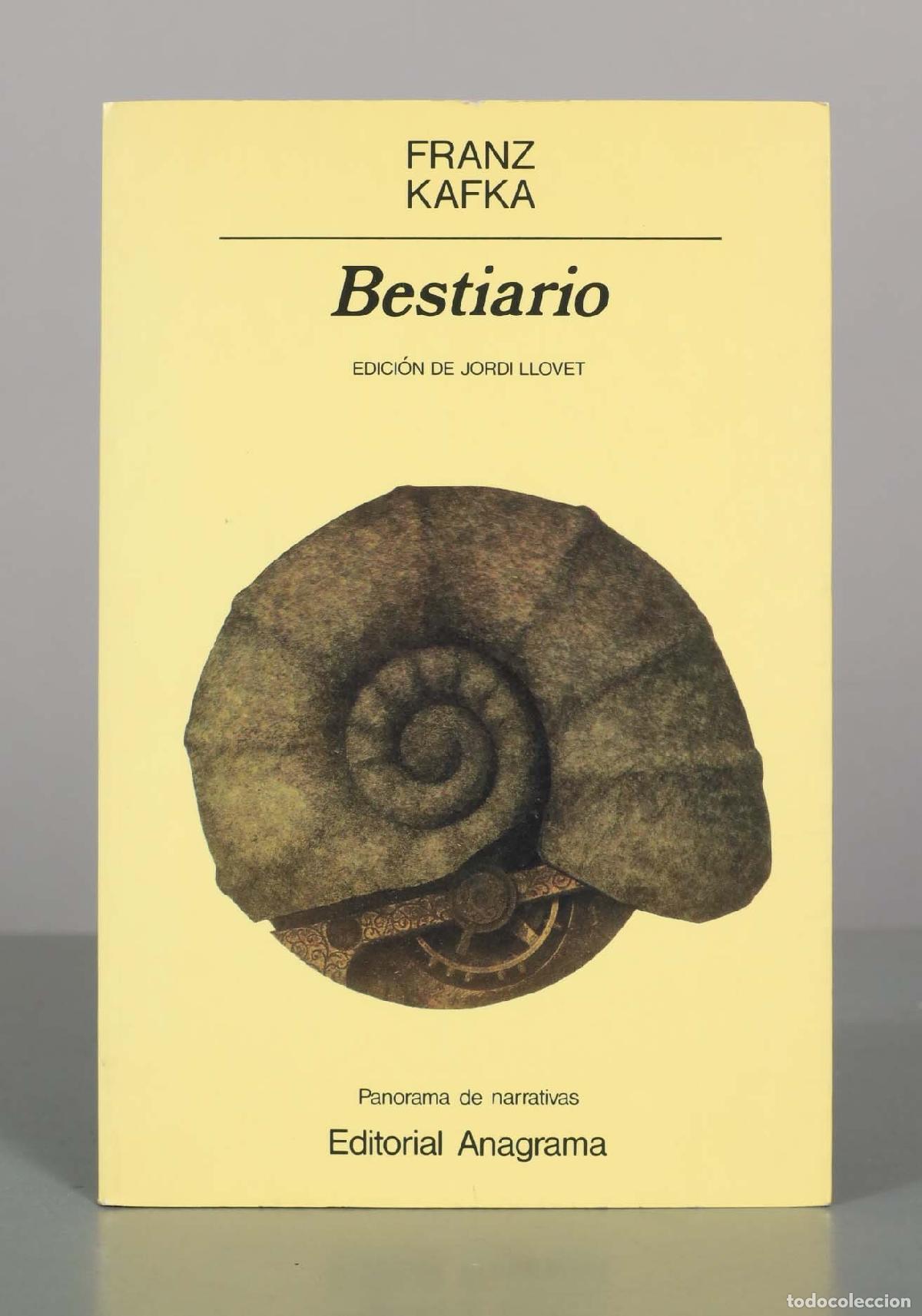Libros de segunda mano: Bestiario - Franz Kafka - Editorial Anagrama