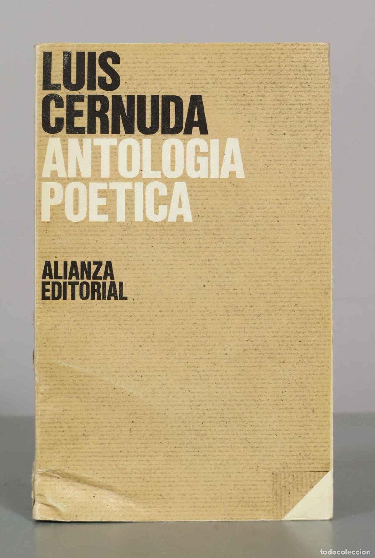 Libros de segunda mano: Antolog&iacute;a po&eacute;tica - Luis Cernuda - Alianza Editorial