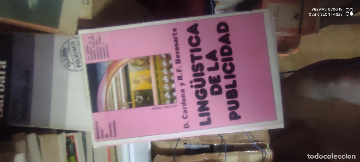 Libros de segunda mano: LING&Uuml;&Iacute;STICA DE LA PUBLICIDAD /Cardona y berasarte libro