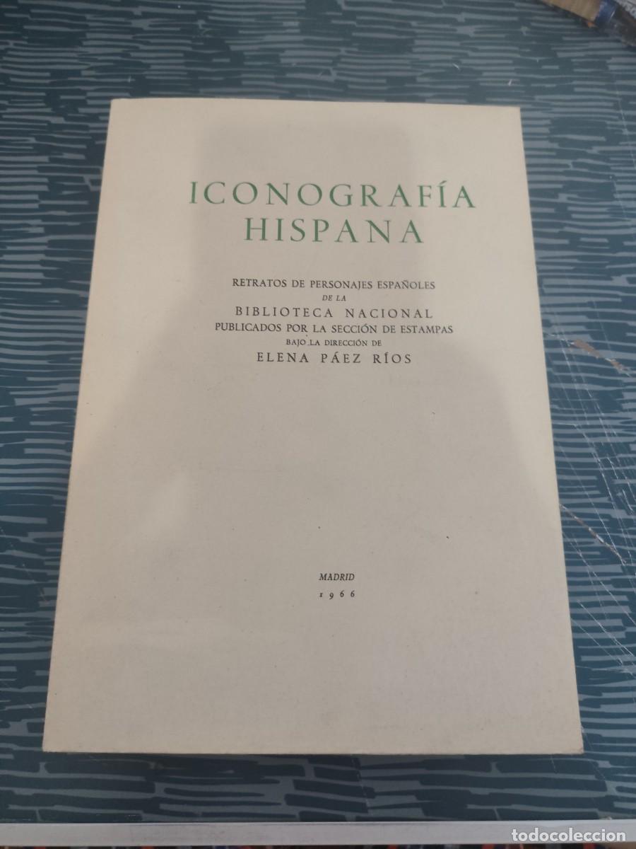 Libros de segunda mano: ICONOGRAF&Iacute;A HISPANA,LAMINAS,MADRID,1966,VER FOTOS,LEER..