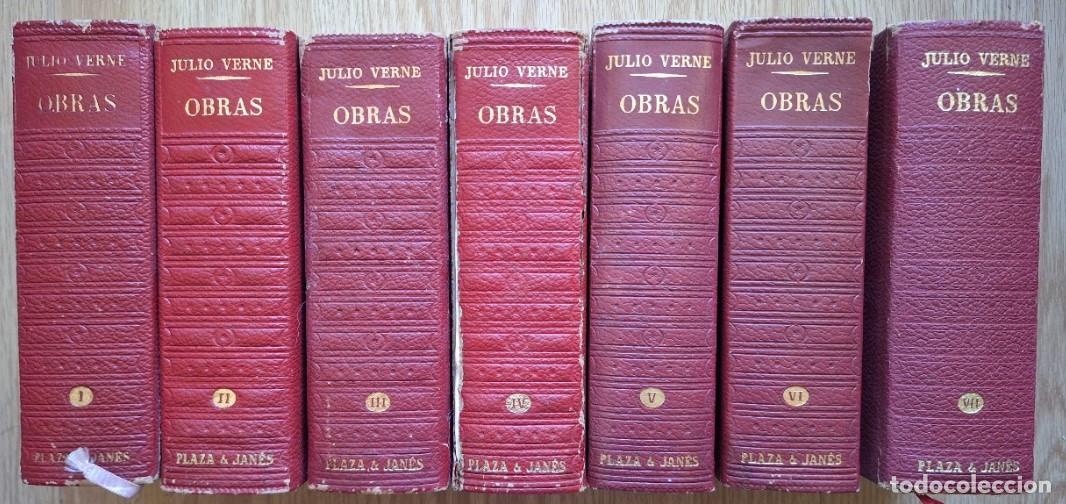 Libros de segunda mano: OBRAS. 7 TOMOS; OBRA COMPLETA. - VERNE, Julio.