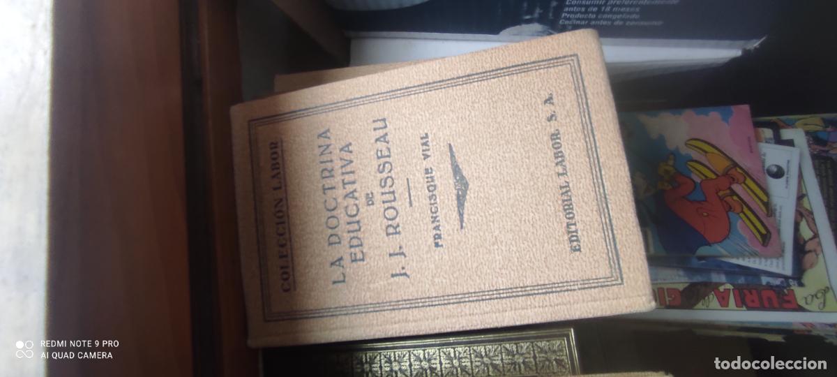 Libros de segunda mano: La doctrina educativa - J.J.Rousseau-1931 l