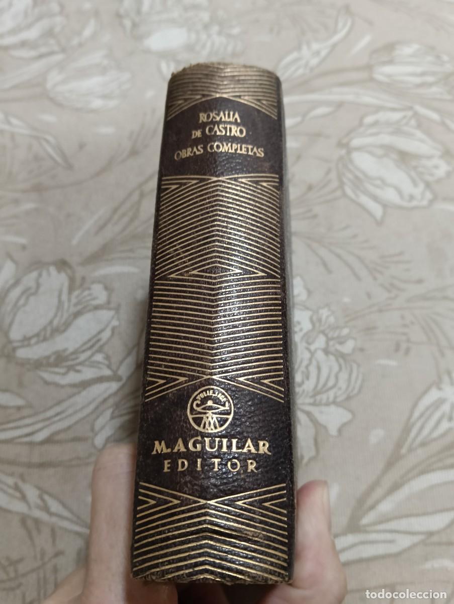 Libros de segunda mano: Rosal&iacute;a De Castro - Obras Completas - M. Aguilar Editor - Encuadernaci&oacute;n Piel