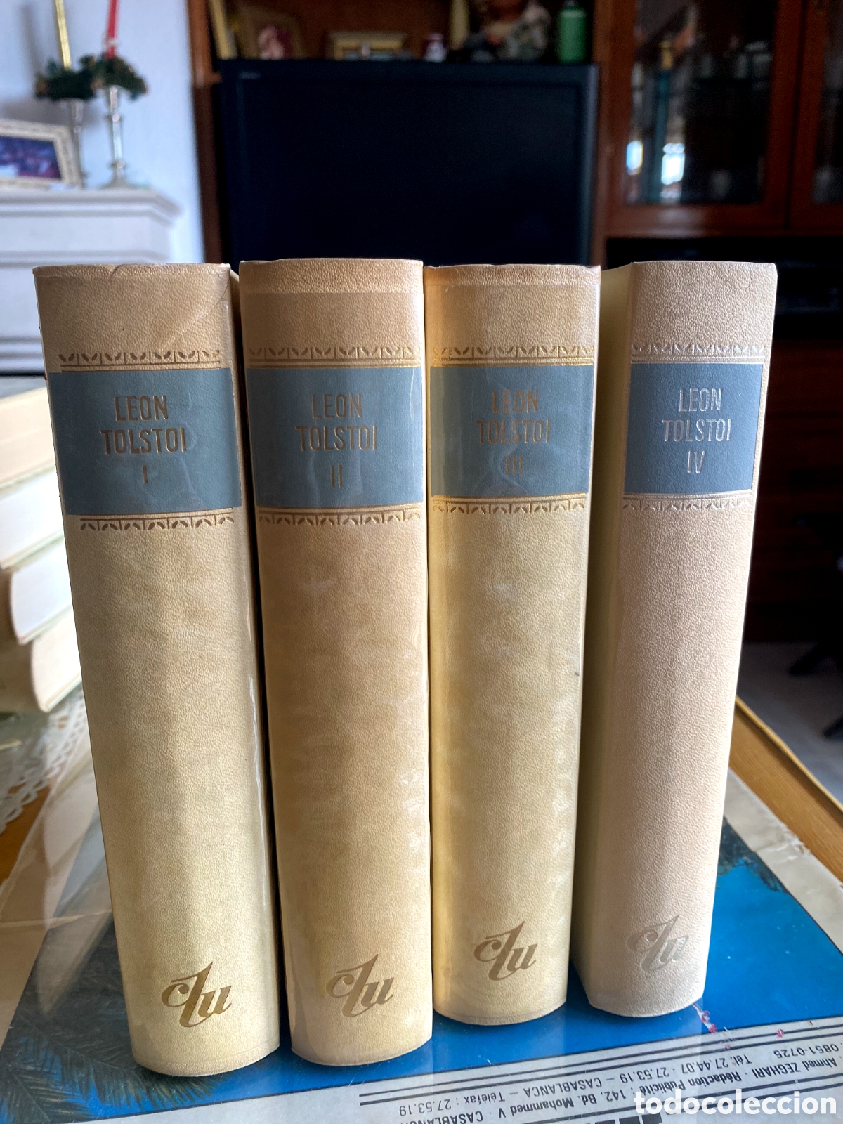Libros de segunda mano: LEON TOLSTOI - 4 TOMOS - TOMO I, II, III Y IV - ANA KARENINA - RESURRECCI&Oacute;N - GUERRA Y PAZ