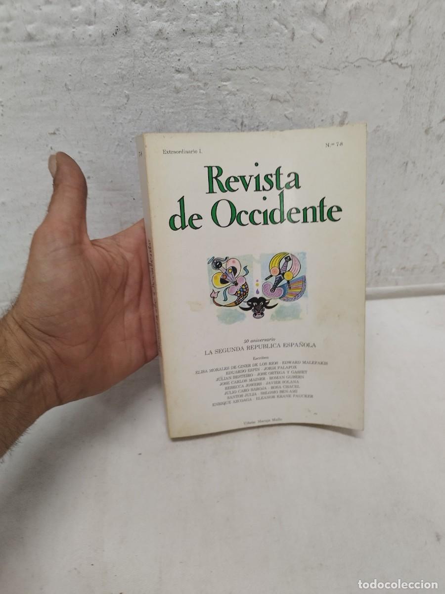 Libros de segunda mano: Libro revista de occidente, elisa morales, Eduardo espinosa.