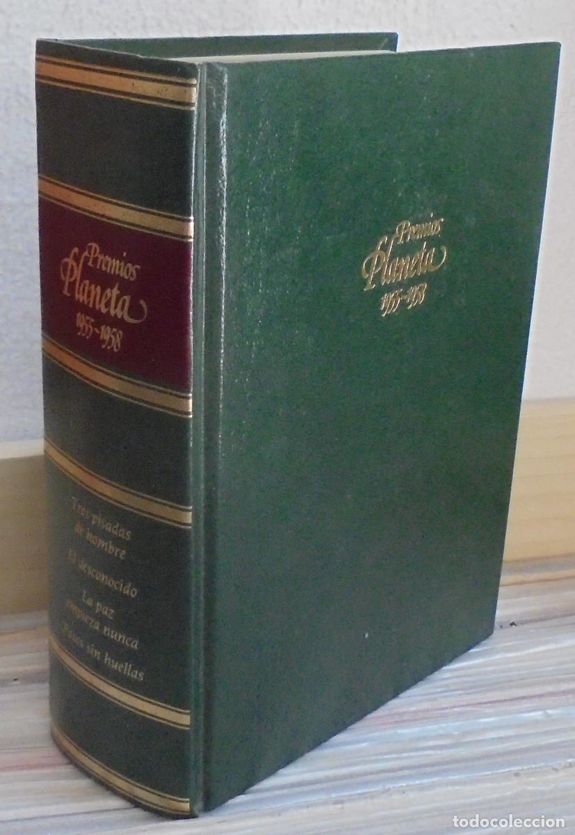 Libros de segunda mano: Tres pisadas de hombre / El desconocido / La paz empieza nunca / Pasos sin huellas. Premios Planeta