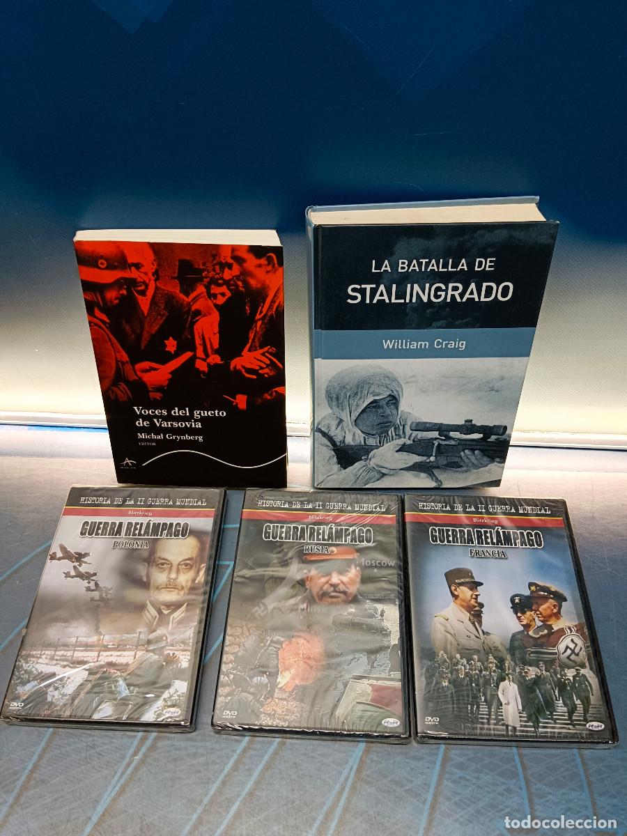 Libros de segunda mano: Lote Libros y DVD,s segunda guerra Mundial