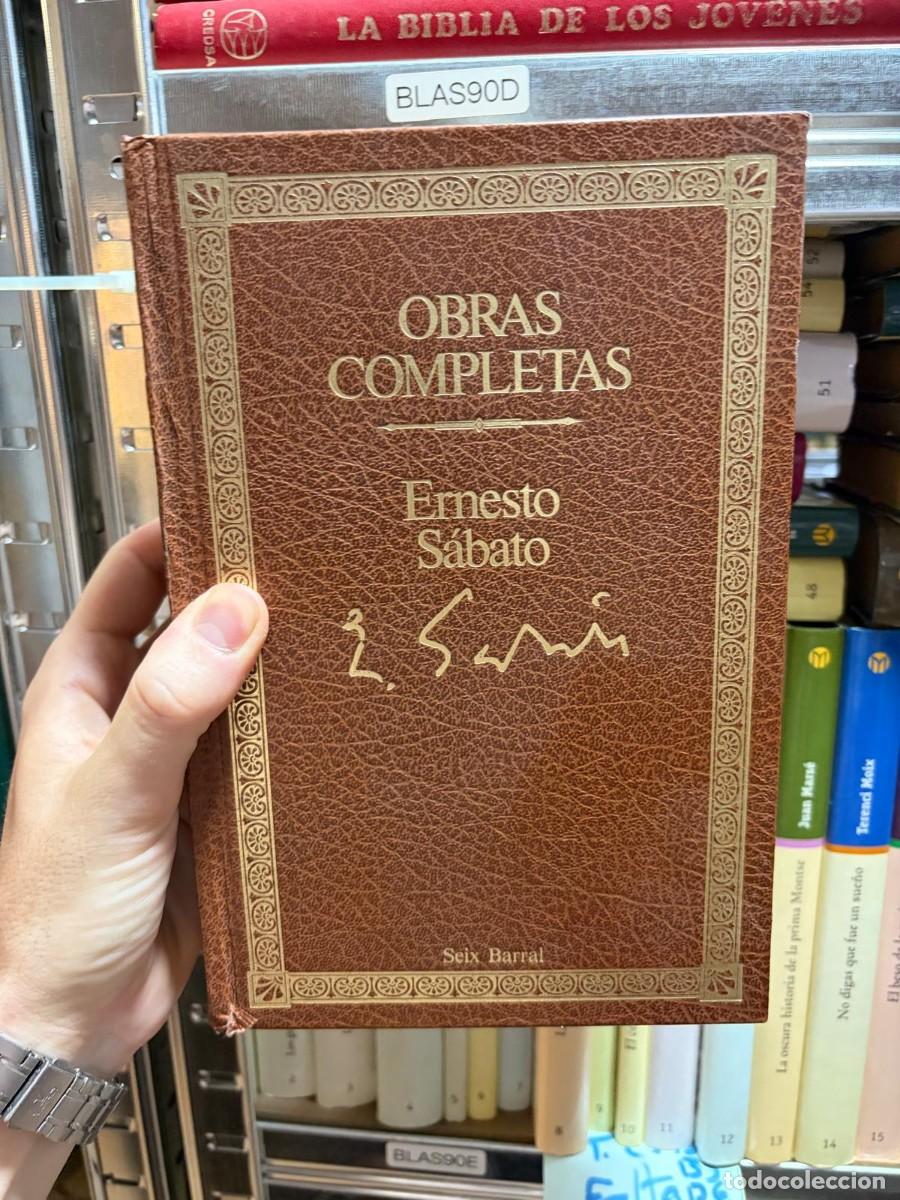 Libros de segunda mano: BLAS90D Obras completas. Ernesto S&aacute;bato. Seix Barral.