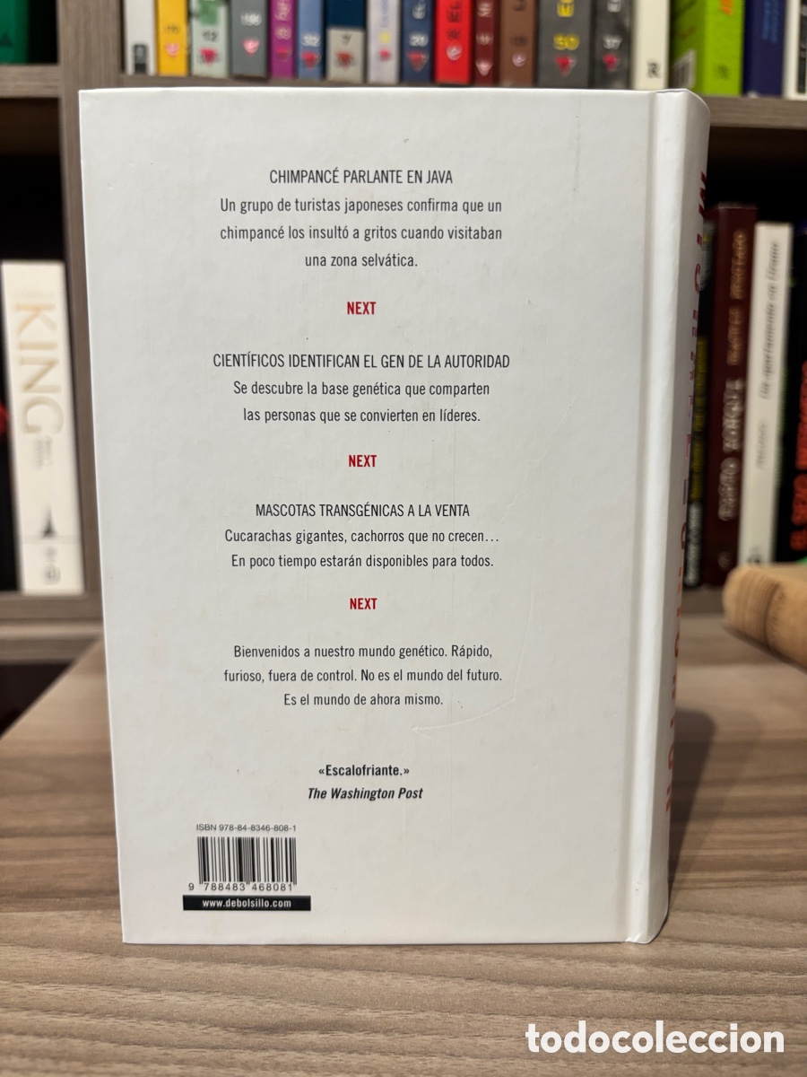 Libros de segunda mano: Next. Michael Crichton. PEDIDO M&Iacute;NIMO 5&euro; - Foto 2