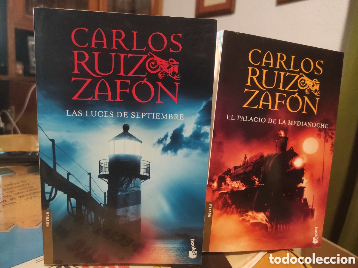Libros de segunda mano: El Palacio de la Medianoche y Las Luces de septiembre. Carlos Ruiz Zaf&oacute;n (PEDIDO MINIMO 10&euro;)