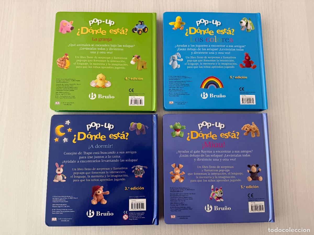 Libros de segunda mano: Pack de 4 libros Pop-up &iquest;donde est&aacute;? - Foto 2