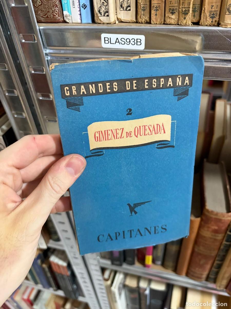 Libros de segunda mano: BLAS93B &ndash; Jim&eacute;nez de Quesada (Grandes de Espa&ntilde;a, n&ordm; 2) &ndash; Colecci&oacute;n Capitanes.