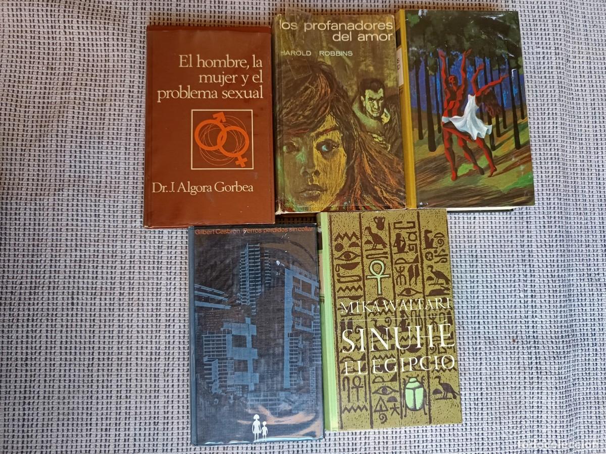 Libros de segunda mano: Lote libros De Algora, Harold Robins, F. Yerby, G. Cesbron, M. Waltari