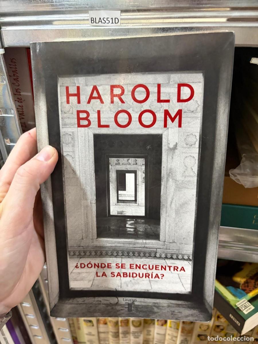 Libros de segunda mano: BLAS51D &ndash; &iquest;D&oacute;nde se encuentra la sabidur&iacute;a? &mdash; Harold Bloom &mdash; Taurus.