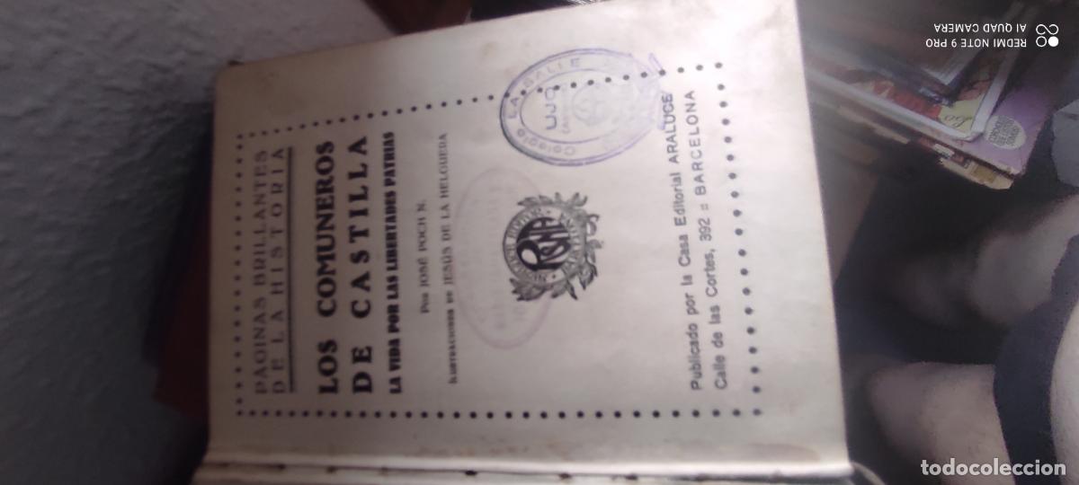Libros de segunda mano: Los comuneros de Castilla. Tapa dura. Editorial Araluce