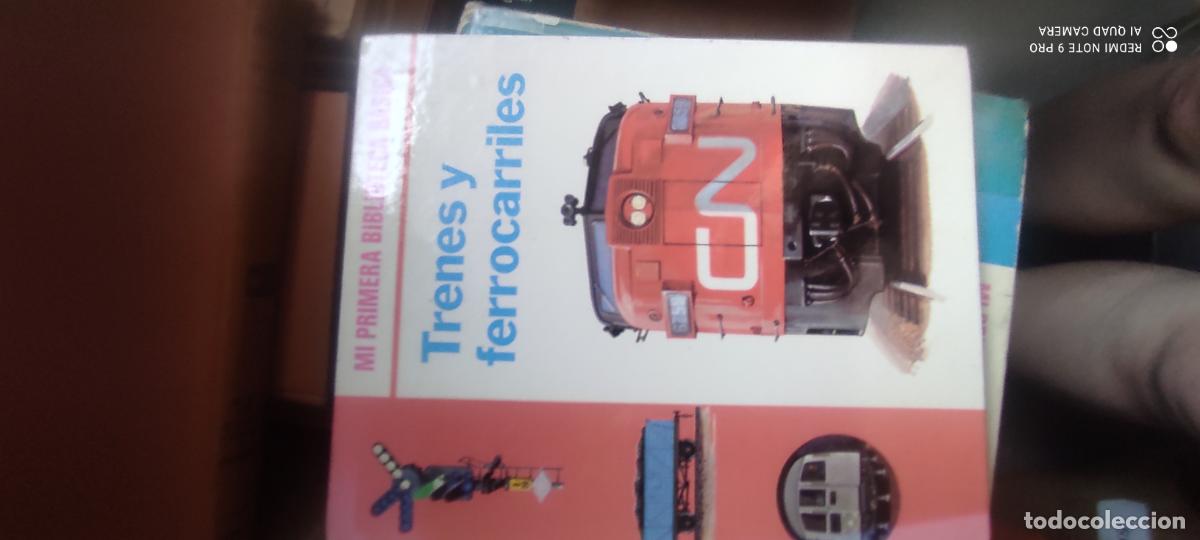 Libros de segunda mano: Trenes y ferrocarriles. Mi primera biblioteca basica. editorial molino. 1971