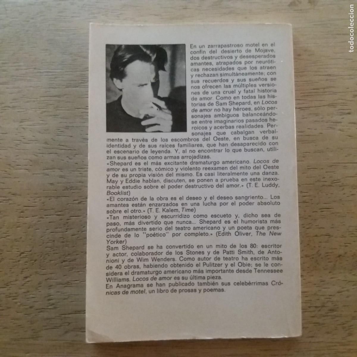 Libros de segunda mano: Locos de Amor. Sam Shepard - Foto 2