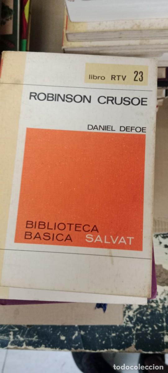 Libros de segunda mano: ROBINSON CRUSOE DANIEL DEFOE LIBRO M-REP