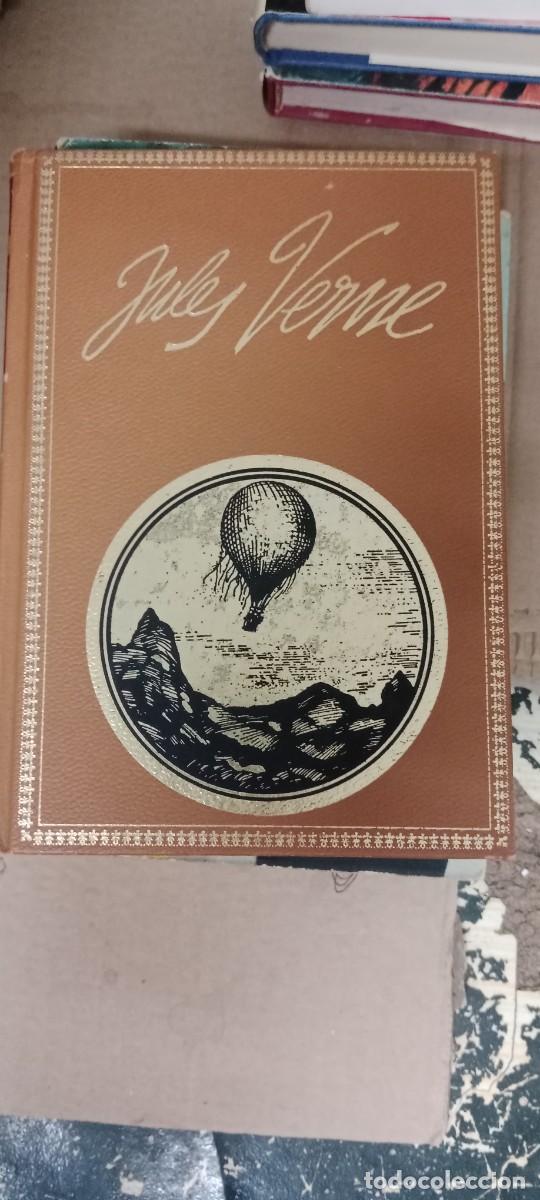 Libros de segunda mano: JULIO VERNE CINCO SEMANAS EN GLOBO LIBRO M-REP