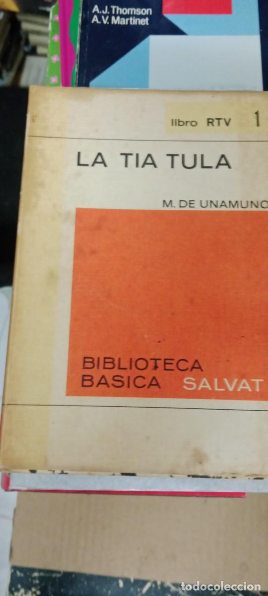 Libros de segunda mano: LA TIA TULA MIGUEL DE UNAMUNO LIBRO M-REP