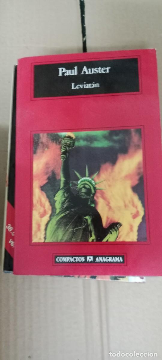 Libros de segunda mano: LEVIAT&Aacute;N - PAUL AUSTER (ANAGRAMA) NOVELA LIBRO M-58