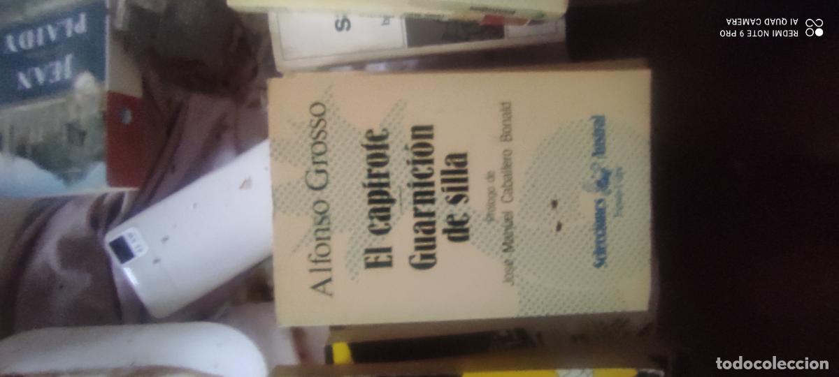 Libros de segunda mano: GROSSO, Alfonso.- - El capirote. Seguido de Guarnici&oacute;n de silla. Pr&oacute;logo de Jos&eacute; Manuel Caballero Bo