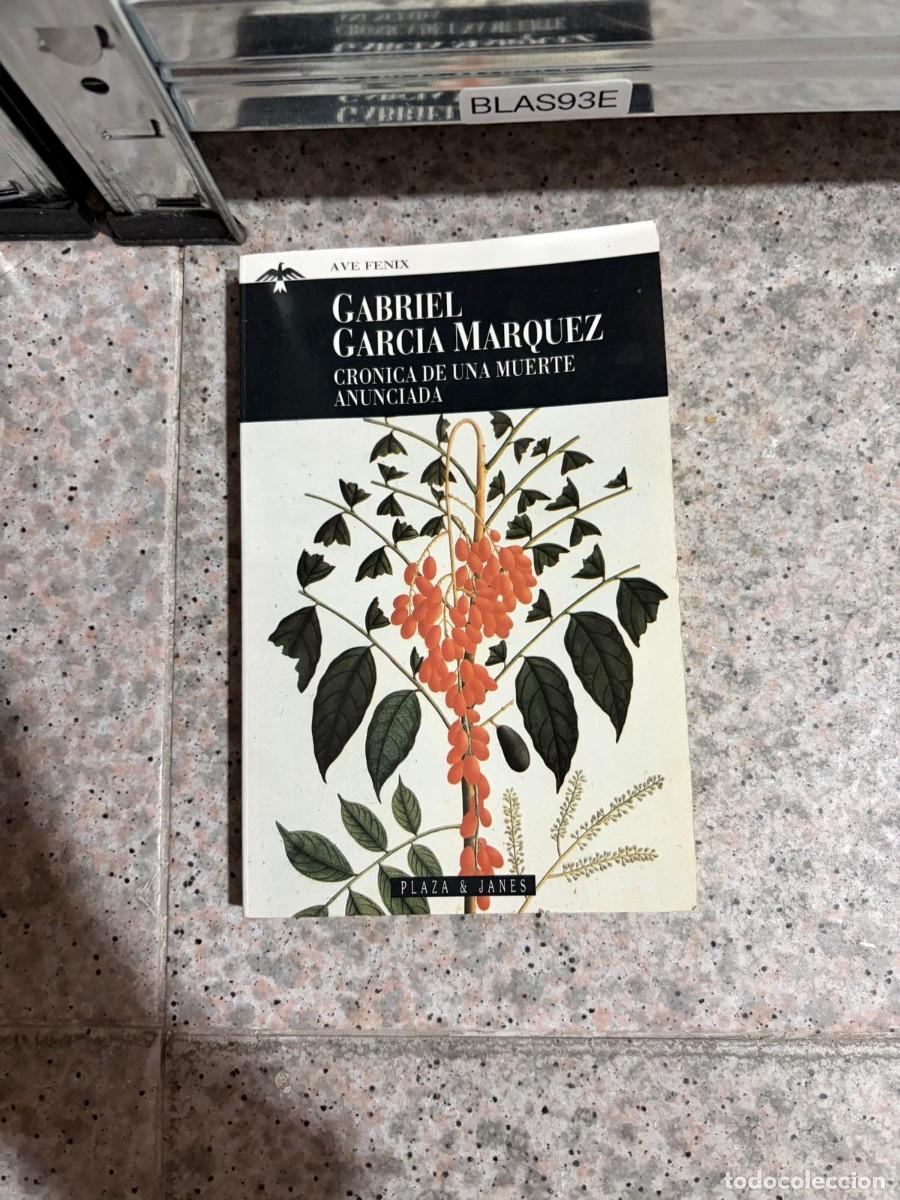 Libros de segunda mano: BLAS93E Cr&oacute;nica de una muerte anunciada &mdash; Gabriel Garc&iacute;a M&aacute;rquez &mdash; Plaza & Jan&eacute;s (Ave F&eacute;nix).